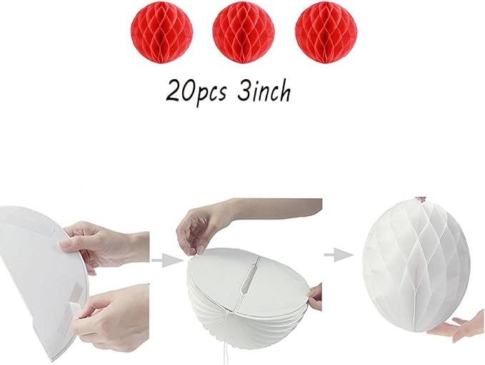 20pcs Honeycomb Decoration - Image 2