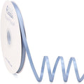 Ribbli Dusty Blue Satin Ribbon Double Faced Satin 1/4 Inch x Continuous 100 by Ribbli