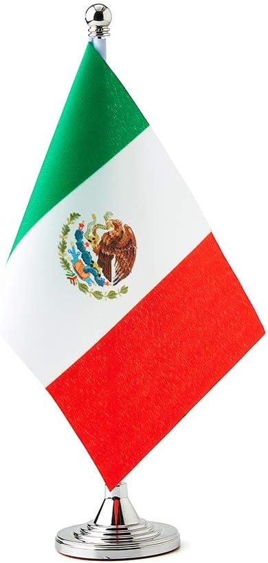 Mexico Flag Mexican Flags, Small Mini Mexican Desk Flag, Used by Mflagperft