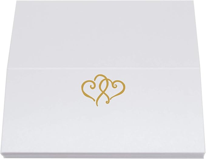 Linked Hearts Place Cards, Pre-cut and Scored - Image 5