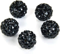 50pcs Adabele Grade A Suncatcher Crystal Rhinestone Pave Loose Beads 10mm Jet by AdabeleLLC