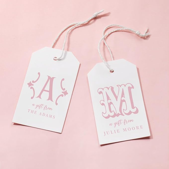 callie Personalized Monogrammed Gift Tags - Image 7