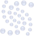 121 PCS 7 Sizes White Foam Balls Polystyrene Craft Balls by CCINEE