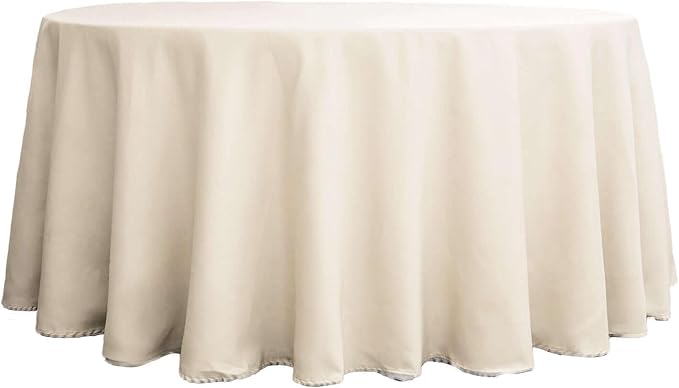 Efavormart Round Tablecloth, 120 Inch Stain & Wrinkle Resistant Washable Table - Image 6
