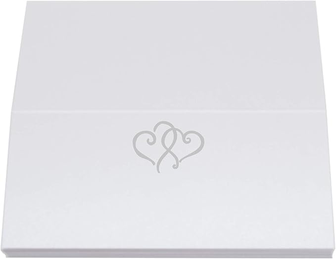 Linked Hearts Place Cards, Pre-cut and Scored - Image 5