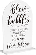 Wedding Blow Bubbles Sign, Blow Bubbles Desk Decor, Wedding Ceremony Party by Unknown