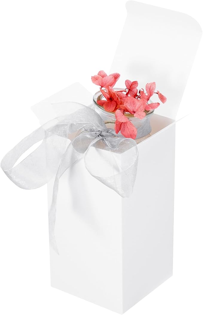 UnicoPak 10 Pack 3x3x6 Gift Boxes Bulk White Small Gift Boxes by UnicoPak