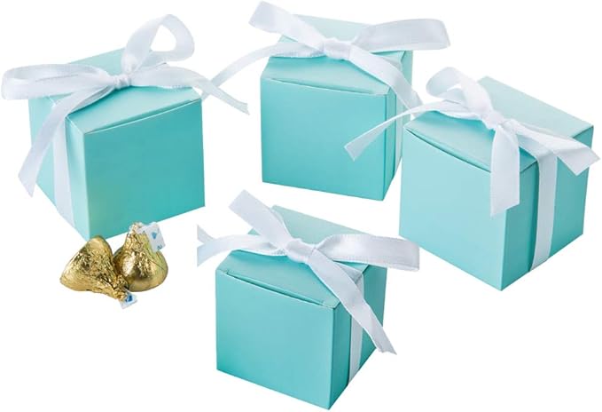 AWELL Mint Green Gift Candy Box Bulk 2x2x2 inches - Image 5