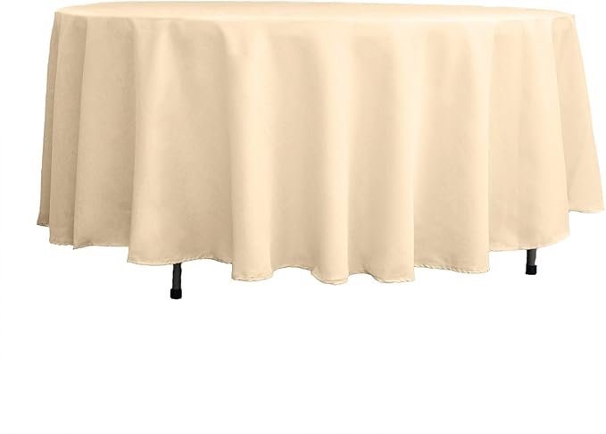 Efavormart Round Tablecloth, 108 Inch Stain & Wrinkle Resistant Washable Table - Image 6
