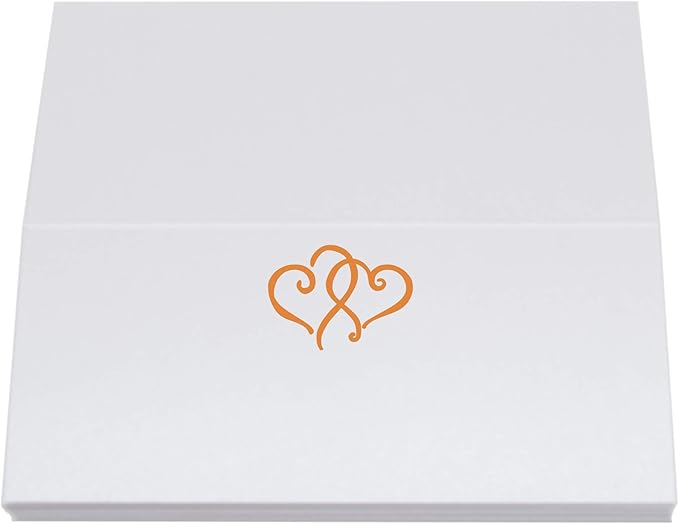 Linked Hearts Place Cards, Pre-cut and Scored - Image 5