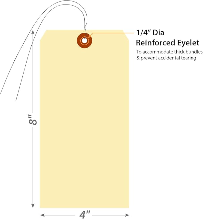 SmartSign Blank Manila Shipping Tags - Image 3