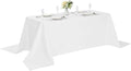Rectangle Tablecloth 90x132 inch Washable Polyester Fabric Table Cloth by Cupuamon