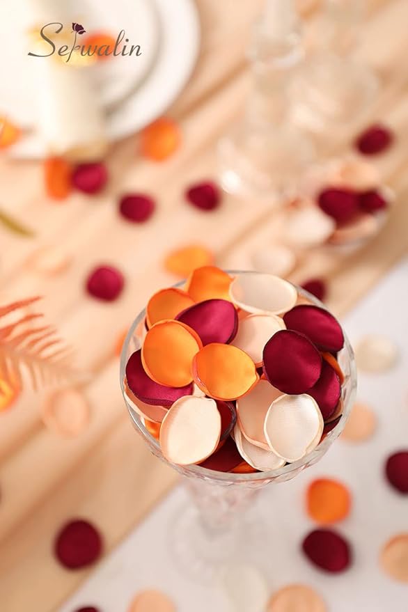 Serwalin 300Pcs Silk Rose Petals Flower Petals - Image 2