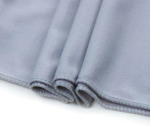 VDS Pack of 100 PCS | Light Silver | Spandex Chair Sashes Bows Without Buckle | - Image 4