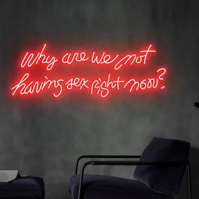 Why Are We Not Having Sex Right Now Neon Sign, Led Neon Sign, Custom Neon Sign - Image 2