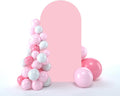 bricia Wedding Arch Backdrop Stand Cover, 6FT Double Sided Stretchy Arch Cover by bricia