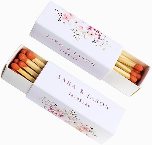 10 Boxes - Customized Matchboxes Colorful Tips by ChandlerStudio
