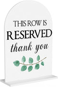 This Row is Reserved Sign, Reserved Seating Signs by AASRR