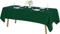 Rectangle Tablecloth 60x120 inch Washable Polyester Fabric Table Cloth by Cupuamon