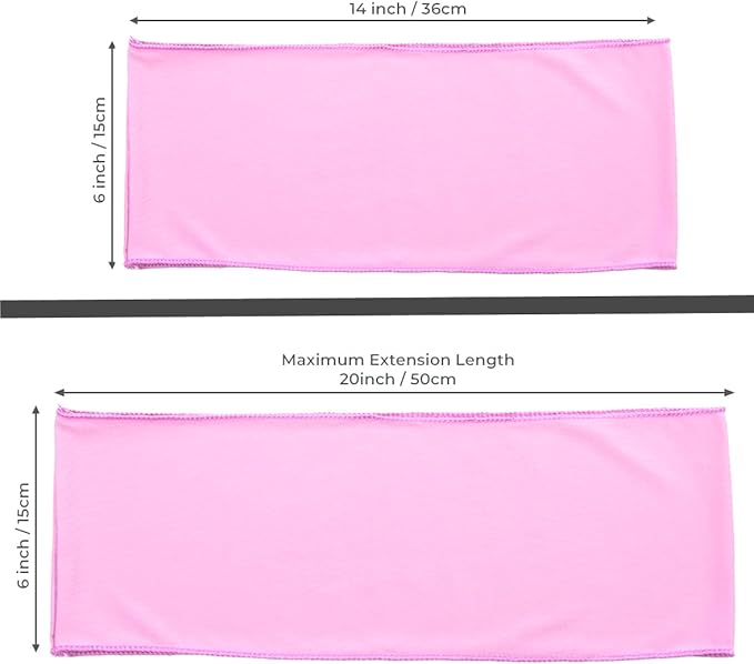 MDS Pack of 250 Spandex Chair Sashes Bows Elastic Stretch Dining Chair Bands - Image 5