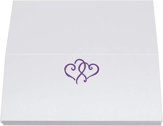 Linked Hearts Place Cards, Pre-cut and Scored - Image 5