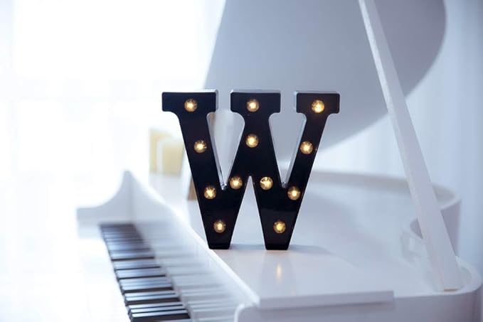 Foaky Black LED Marquee Number Lights Sign Light Up Marquee Number Lights Sign - Image 2