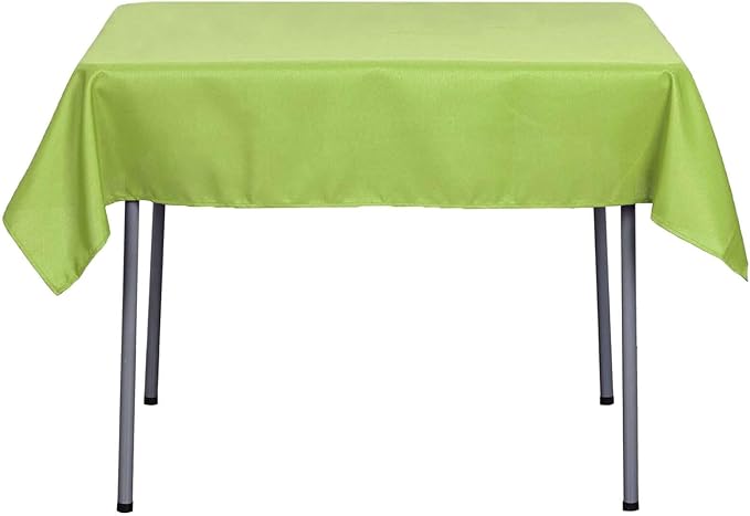 Efavormart 54x54 Lime Green Wholesale Linens Seamless Polyester Square Linen - Image 7