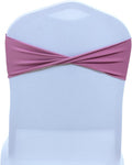 MDS Pack of 50 Spandex Chair Sashes Bows Elastic Stretch Dining Chair Bands by MDS