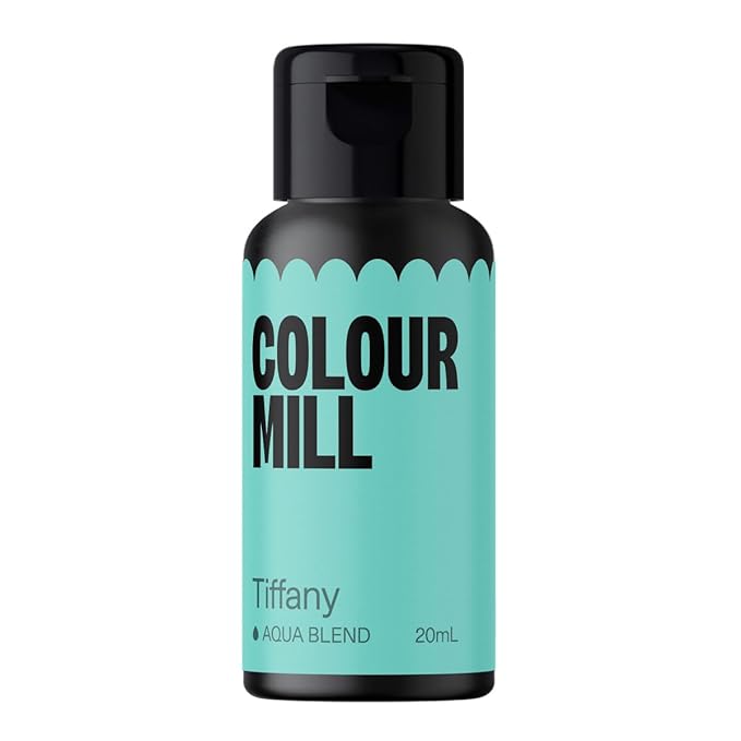 Colour Mill Aqua Blend Water-Based Food Coloring, 20 Milliliters Tiffany by ColourMill