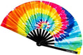 Kandies World UV Reactive Custom Festival Folding Hand Fan by KandiesWorld
