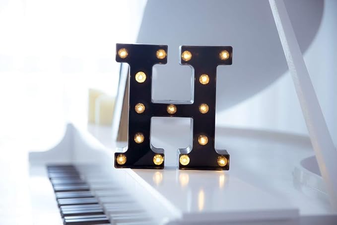 Foaky Black LED Marquee Number Lights Sign Light Up Marquee Number Lights Sign - Image 2