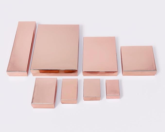 TheDisplayGuys - 25-Pack #53 Kraft Paper Cardboard Gift Boxes/Jewelry Cases w. - Image 8