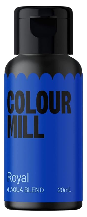 Colour Mill Aqua Blend Water-Based Food Coloring, 20 Milliliters Royal by ColourMill