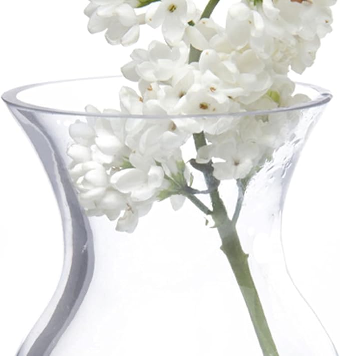CHIVE ‘George’ Glass Bottle Flower Vases — Set of 6 — Small, Elegant Clear - Image 4