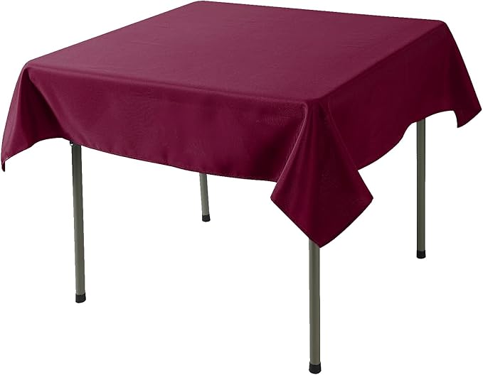 Cupuamon Square Tablecloth 70x70 inch Washable Polyester Fabric Table Cloth - Image 2