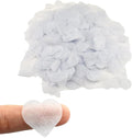 HAHIYO 0.78Inch White Heart Tissue Paper Confetti Table Decoration Confetti Dot by HAHIYO