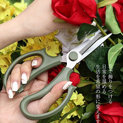 Leize Flower Scissors, Premium Thickened Stainless Steel Floral Shears - Image 2