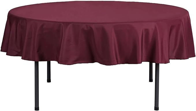 Efavormart Round Tablecloth, 70 Inch Stain & Wrinkle Resistant Washable Table - Image 6