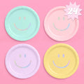 xo, Fetti Smiley Paper Plates by xoFetti