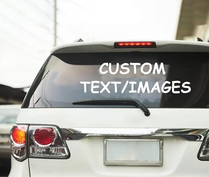 Personalize Your OWN Windshield Decal by YOWESHOP