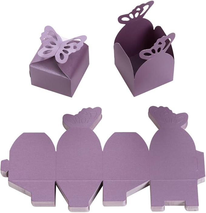 AWELL Purple Gift Candy Box Bulk 2.5x2x2.5 inches - Image 5