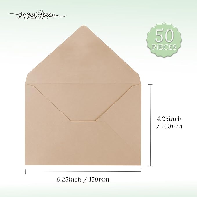 50 Pack 4x6 Envelopes Letter Size, Envelope 4.3x6.3 - Image 6