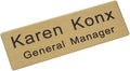 Custom Metal Engraved Name Tag Badge by Icomecn