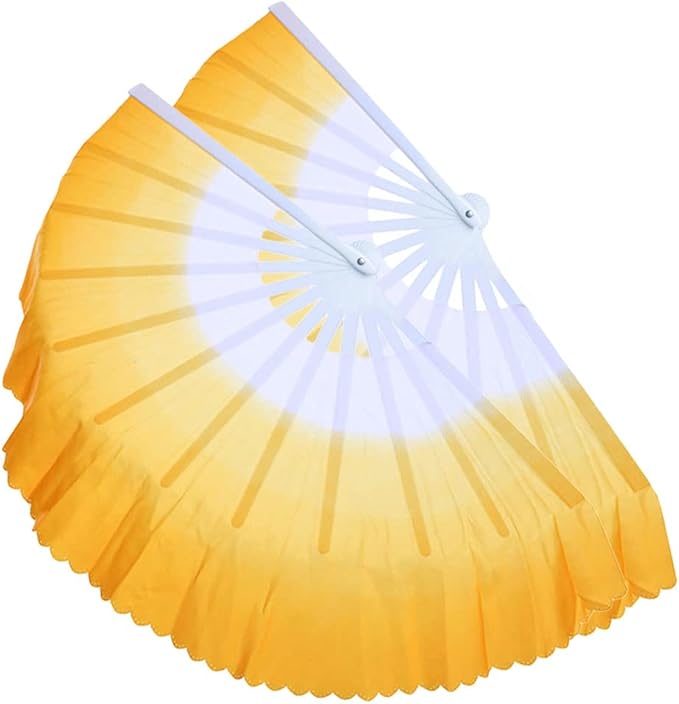 ZooBoo 2Pcs Traditional Chinese Folding Dance Fan by ZOOBOO