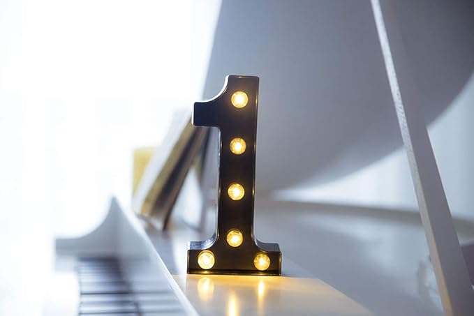 Foaky Black Marquee Numbers, Light Up Numbers, Lights Sign - Image 2