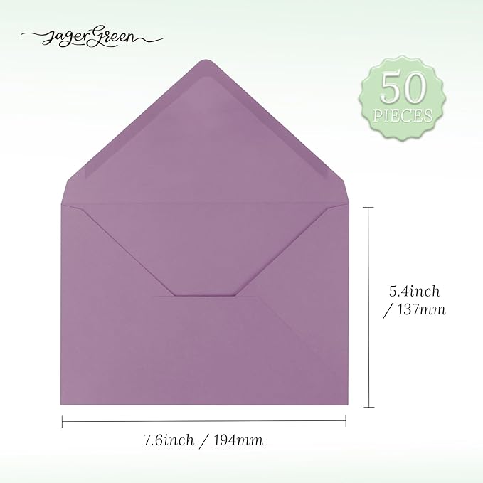 50 Pack 5x7 Envelopes Letter Size, Envelope 5.4x7.6 - Image 6