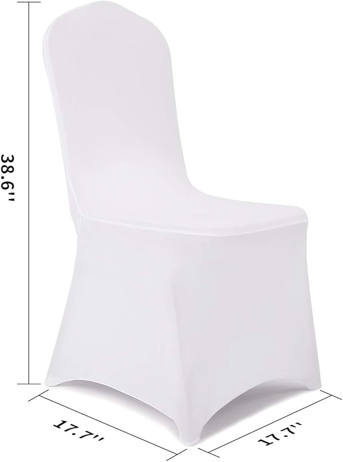 Peomeise 50pcs Stretch Spandex Chair Cover - Image 2