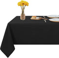 Fitable Rectangle Tablecloth Stain and Wrinkle Resistant Washable Polyester by Fitable