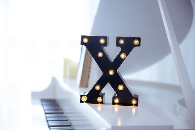 Foaky Black LED Marquee Number Lights Sign Light Up Marquee Number Lights Sign - Image 2