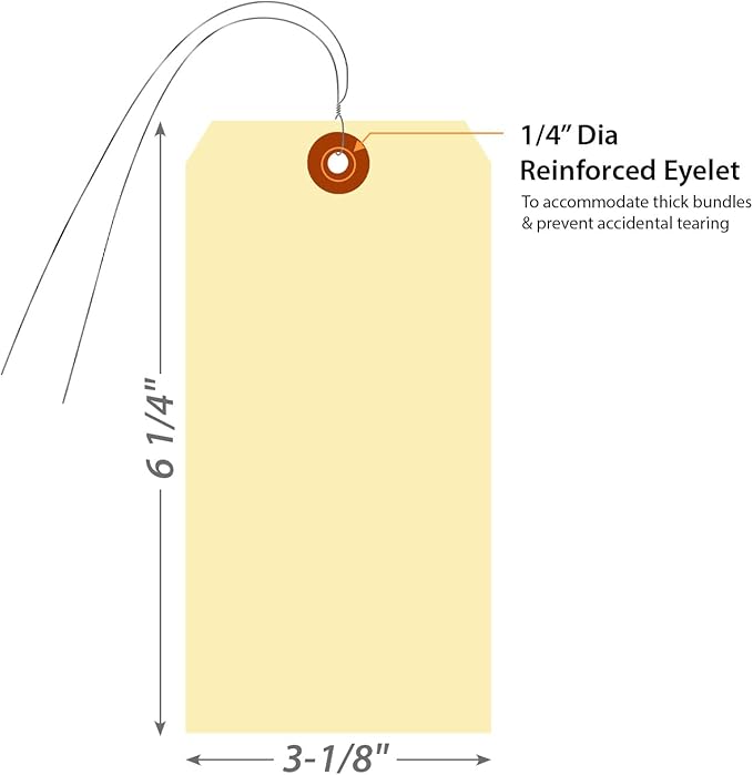 SmartSign Blank Manila Shipping Tags - Image 4